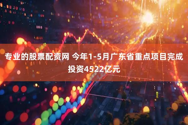 专业的股票配资网 今年1-5月广东省重点项目完成投资4522亿元